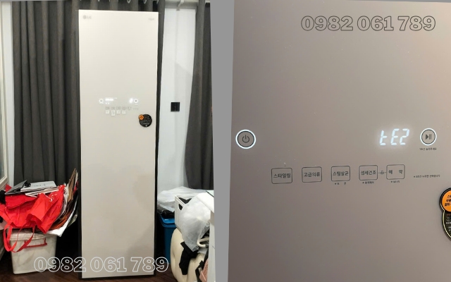 Lỗi le2 tủ giặt khô LG 